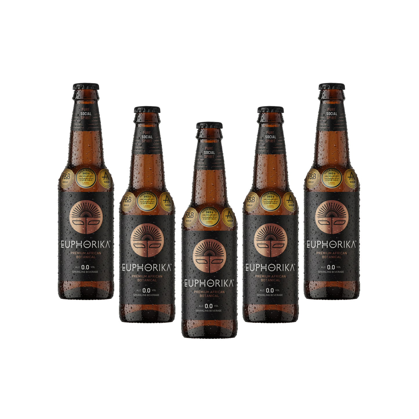 Euphorika Beverage 340 ml glass bottle (x24)