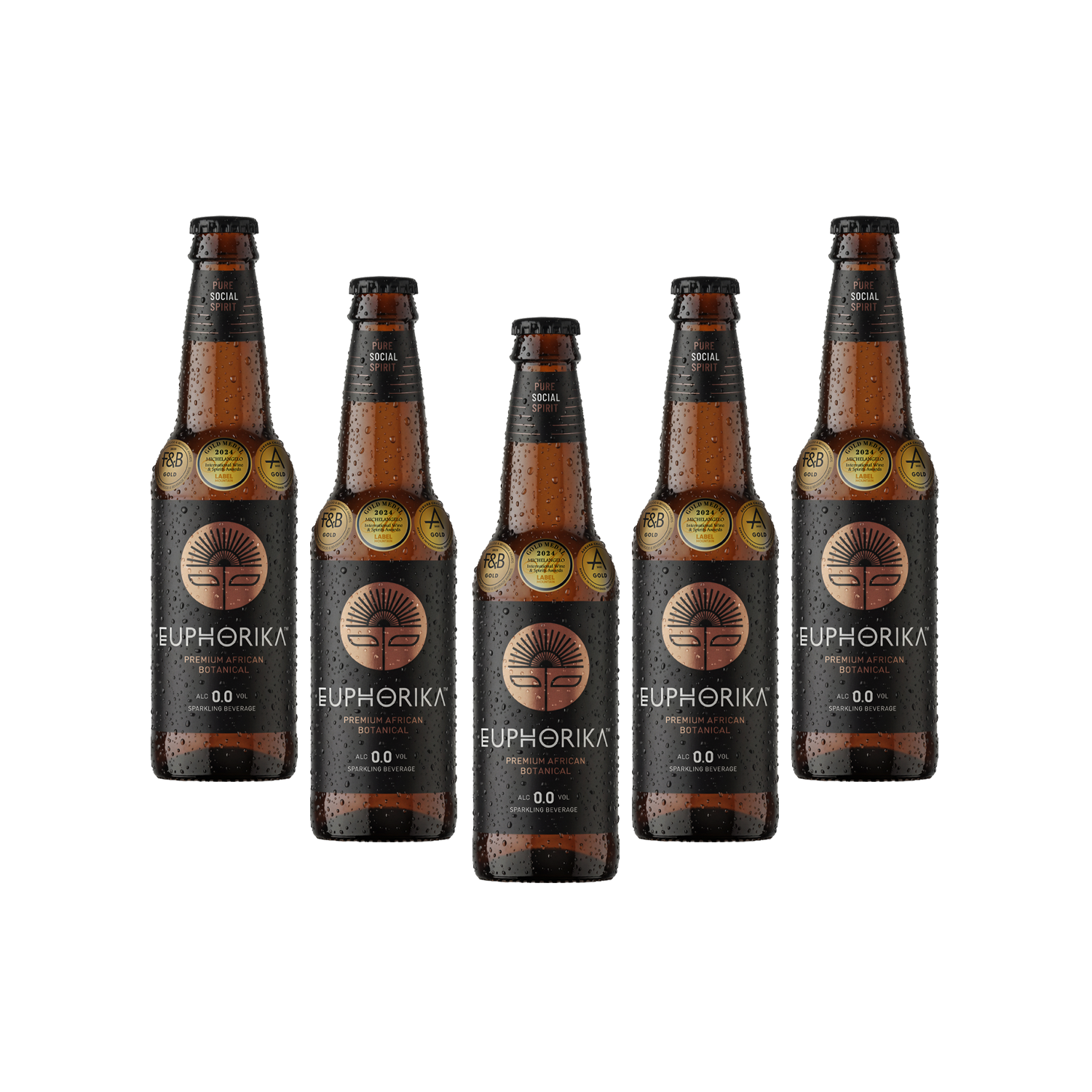 Euphorika Beverage 340 ml glass bottle (x24)