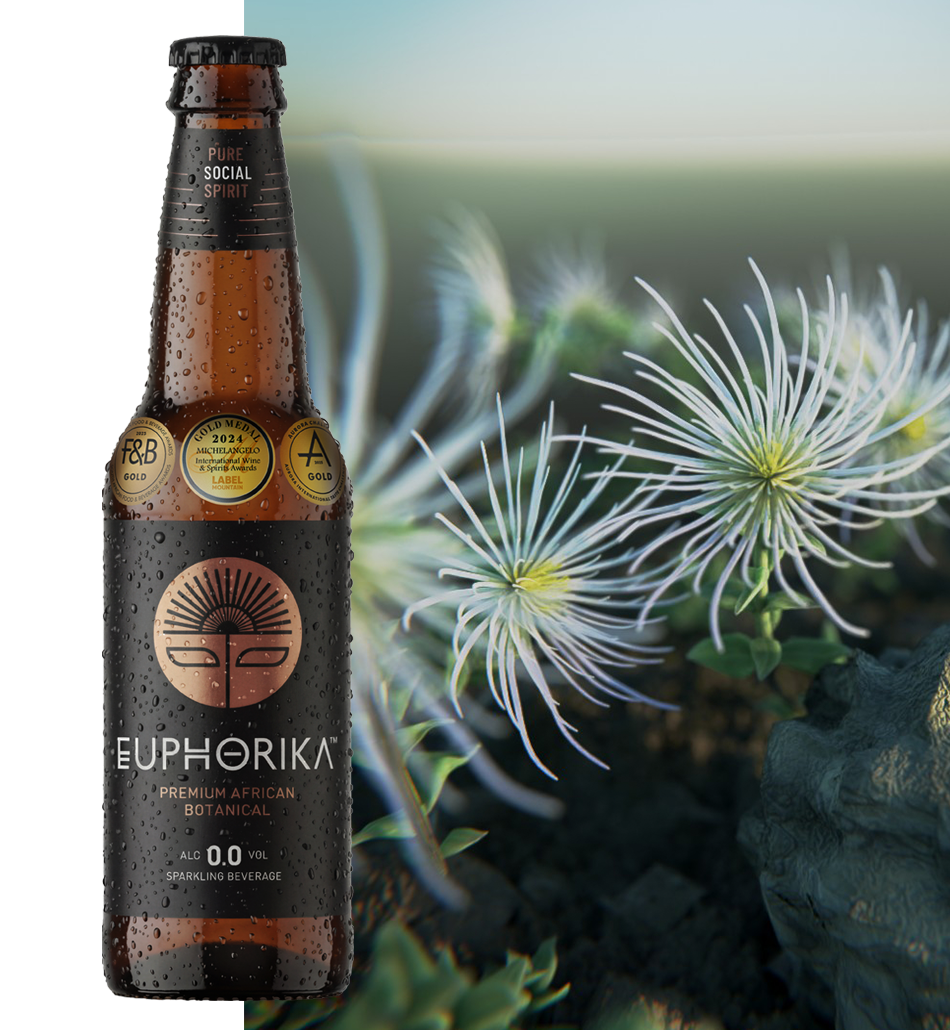 Euphorika Beverage 340 ml glass bottle (x24)